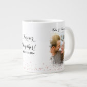 Meneer en mevrouw Elegant Verloving Extra Grote Beker (Voorkant rechts)