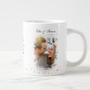 Meneer en mevrouw Elegant Verloving Extra Grote Beker