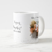 Meneer en mevrouw Elegant Verloving Extra Grote Beker (Voorkant rechts)