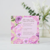 Meneer en mevrouw feest of bruiloft uitnodiging (Staand voorkant)