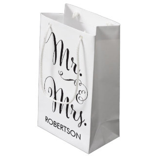 Meneer en mevrouw Gift Bag Klein Cadeauzakje