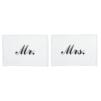 "Meneer en mevrouw" Kussenslopen
