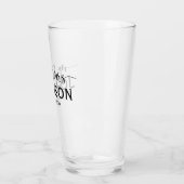 Meneer en mevrouw met harttypografie aangepaste tr glas (Links)