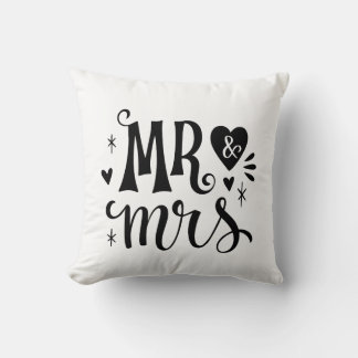 Meneer en mevrouw - Romantisch aandenken cadeau Kussen
