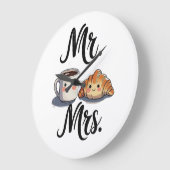 Meneer en mevrouw Schattige Coffee and Croissant C Grote Klok (Hoek)