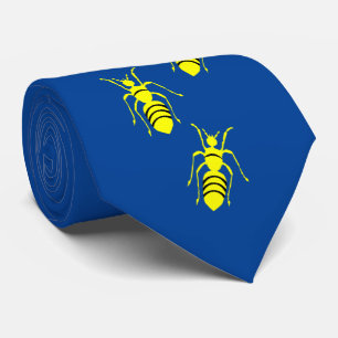 Meneer Hornet stropdas blauw