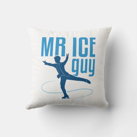 Meneer Ijsman Kunstschaatsen Mannen Jongens Schaat Kussen (Achterkant)