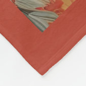 Meneer Kangaroo in zijn Tuin Fleece Deken (Hoek)