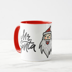 MENEER KERSTMAN HO HO HO Heren Pret Kerst Vakantie Mok