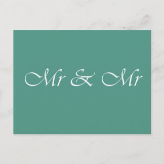 Meneer & Meneer Typografie Briefkaart