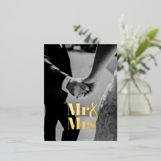 Meneer & Mevrouw Kaart (Staand Voorkant)