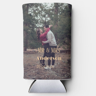 Meneer & Mevrouw voeg familienaam foto datum bruil