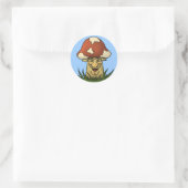 Meneer Mushroom Grappige sticker (Tas)