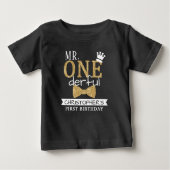 Meneer ONEderful 1e verjaardag T-shirt voor peuter (Voorkant)