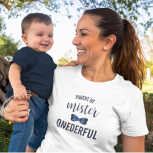 Meneer Onederful Stropdas 1e Verjaardag T-shirt