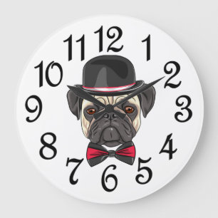 Meneer Pug Grote Klok