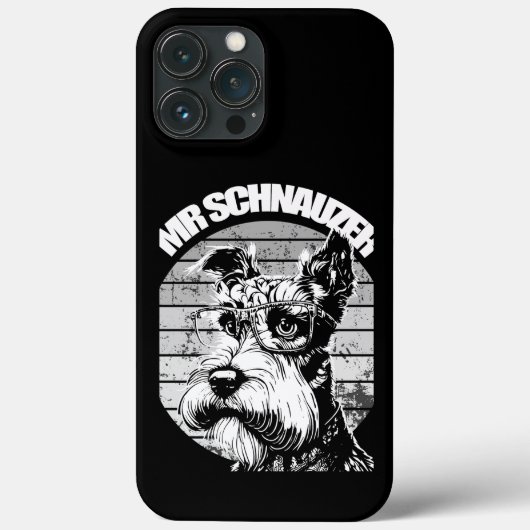 Meneer Schnauzer Case-Mate iPhone Case (Achterkant)