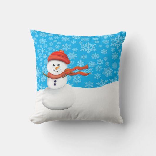 Meneer Sneeuwman Kussen (Voorkant)