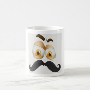 Meneer snor koffiemok