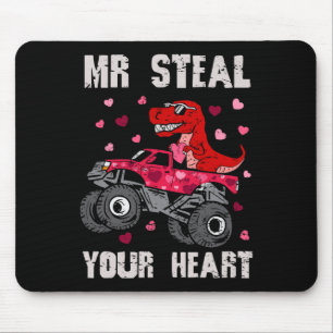 Meneer Steel Je Hart Dinosaurus Monstertruck T Rex Muismat