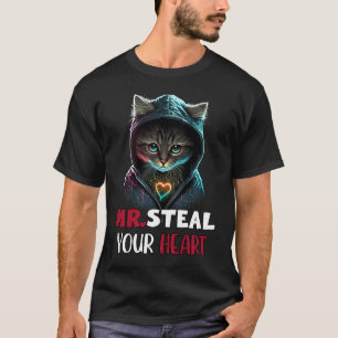 Meneer Steel Jouw Hart Kat Valentijnsdag V Dag Jon T-shirt