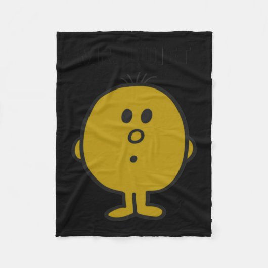 Meneer Stil Fleece Deken (Voorkant)