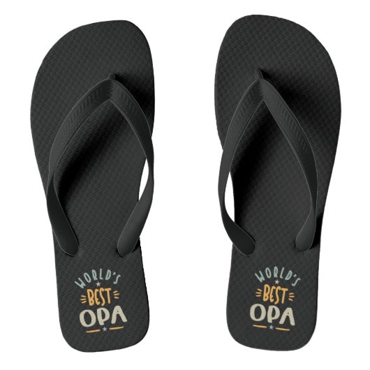 Meneer Werelds Beste Opa - Vader Opa Cadeau Teenslippers (Voetbed)
