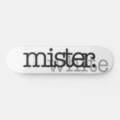MENEER WIT SKATEBOARD (Horizontaal)