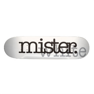 MENEER WIT SKATEBOARD