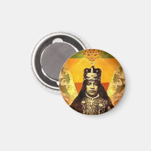 Menen Asfaw Haile Selassie ZIJN Hoogheid Jah Rasta Magneet