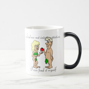 Menez-moi pas dans la tentation Morph la tasse