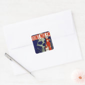Meng de Em niet Vierkante Sticker (Envelop)