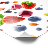 Meng fruit foto afdruk (Hoek)