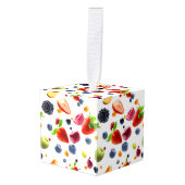 Meng fruit kubus ornament (Voorkant hoekig)