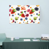 Meng fruit spandoek (Beurs)