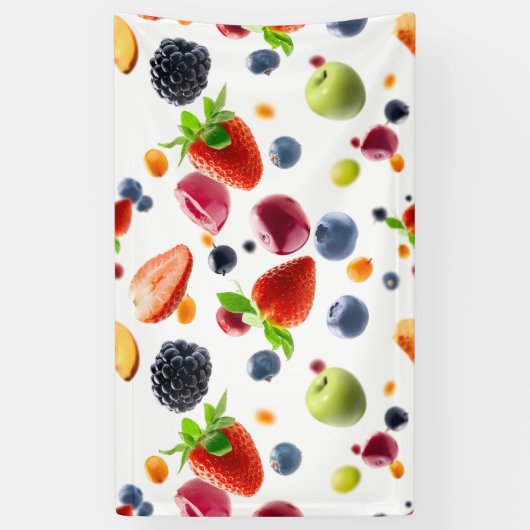 Meng fruit spandoek (Verticaal)