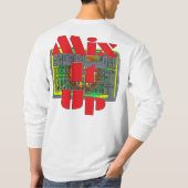 Meng het omhoog t-shirt (Achterkant)