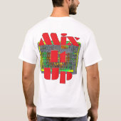 Meng het omhoog t-shirt (Achterkant)