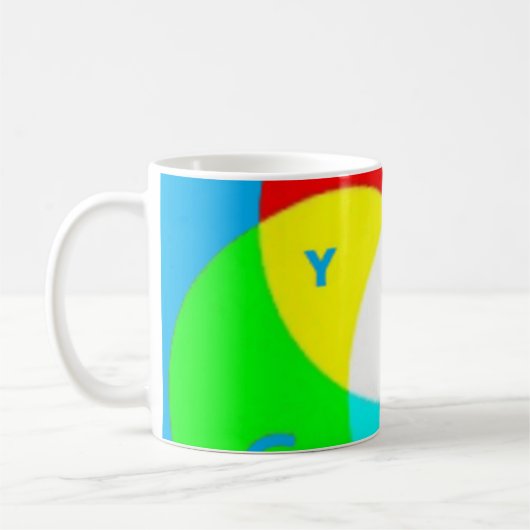 mengkleur koffiemok (Links)