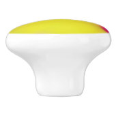 Mengkleurige keramische knop (Zijkant)