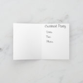 Mengle Cocktail Party Invitation Kaart (Binnen)