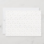 Mengles Faux Gold Foil Zwangerschap Aankondiging (Achterkant)