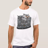 Mengmasters Geweldige Owl DJ T-shirt (Voorkant)