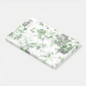 Mengsel van bloempatroon en wandtextuur post-it® notes (Schuin)