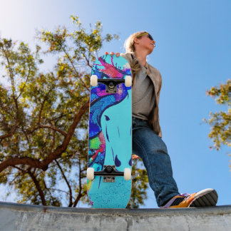 Mengsel van mediapoorten skateboard