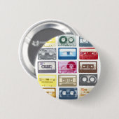 Mengsels grafische ronde button 5,7 cm (Voorkant /achterkant)