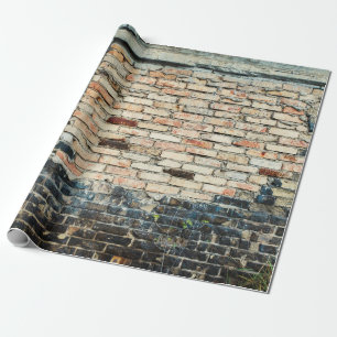 Mengsels tegen de achtergrond van de wandtextuur. cadeaupapier