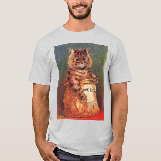 Mengsels van Sweets Cat van Louis Wain T-shirt (Voorkant)