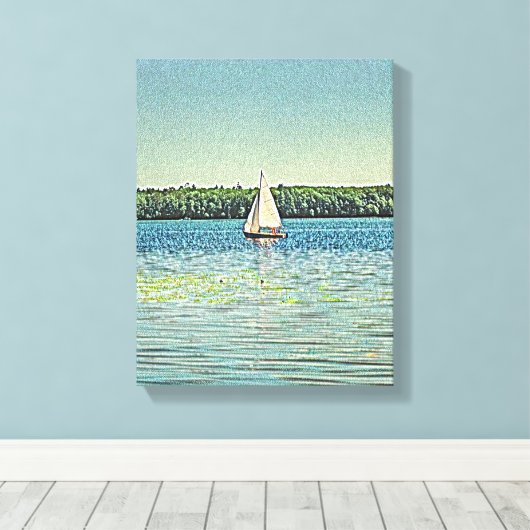 Mengsels voor wandkunst van Media Canvas (Insitu (Houten vloer))