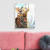 Mengsels voor wandkunst van Media Canvas (Insitu (Woonkamer))